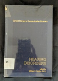 Image of Current Therapy of Communication Disorders 'Hearing Disorders'