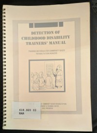 Image of Detection of Childhood Disability 