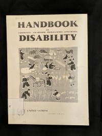 Image of Handbook Disability