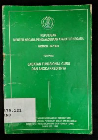 Image of Jabatan Fungsional Guru dan Angka Kreditnya