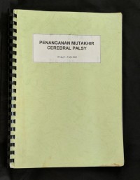 Image of Penanganan Mutakhir Cerebral Palsy