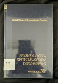 Image of Phonologic Articulatory Disorders