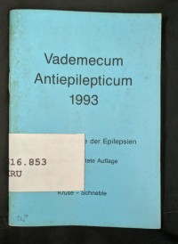 Image of Vademecum Antiepilepticum 1993